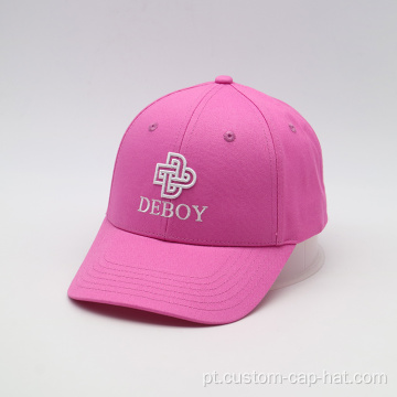 NOVO Capinho de beisebol rosa de design